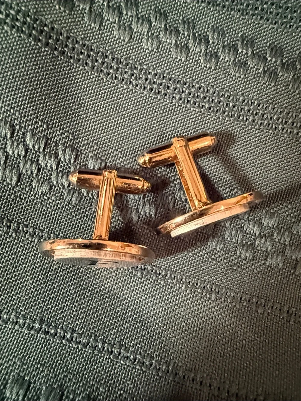 Monogram 'F' Gold-Tone Cufflinks and Tie Clip Set